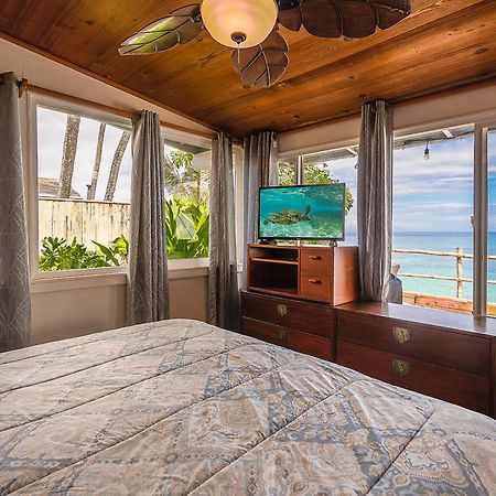 Hawaii Oceanfront Beach House Paradise On The Beach Family Activities Галеіва Екстер'єр фото